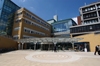 the hospital exterior